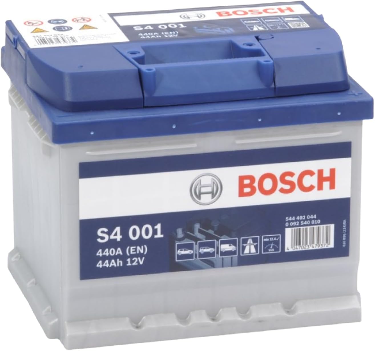 61JjHlERAVL._AC_SL1500_ Bosch S4 001 Car Battery 44 A/h - 440 A - 12 V Battery - Image 1