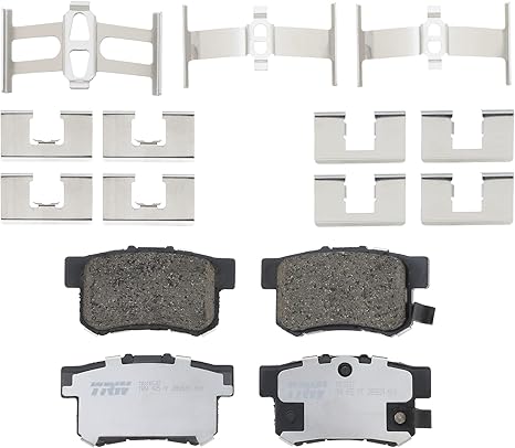 61hoIjdO3CL._AC_SX466_ TRW Disc Brake Pad Set TRC0537, OE Quality, Replacement for Cars - Image 1