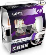 LUNEX H8 708 PLASMA BLUE Headlight Halogen Bulbs 12V 35W PGJ19-1 Xenon look 4200K duobox (2 units)