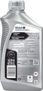 Mobil 1 FS European Car Formula Full Synthetic Motor Oil 0W-40, 1 Quart (Pack of 6) - Image 3